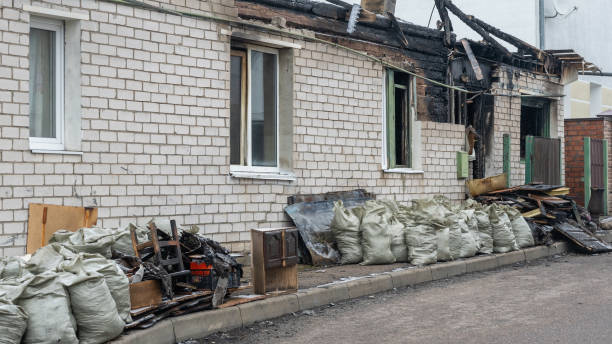 Professional Fire Damage Assessment technician working in Long Lake, MN